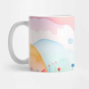 pink clouds Mug